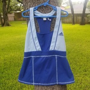 Blue Adidas Tennis Tank